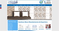 Desktop Screenshot of marshallsanitary.com